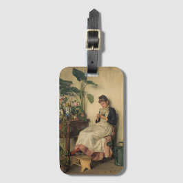 Young Florist (av Carl Zewy) Bagagebricka