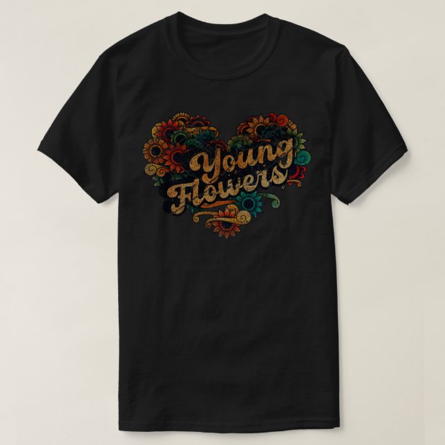 Young Flowers Gloomy T Shirt (Design framsida)