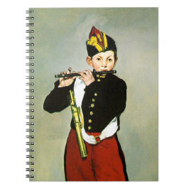 Young Flutist eller Fifer Edouard Manet Anteckningsbok