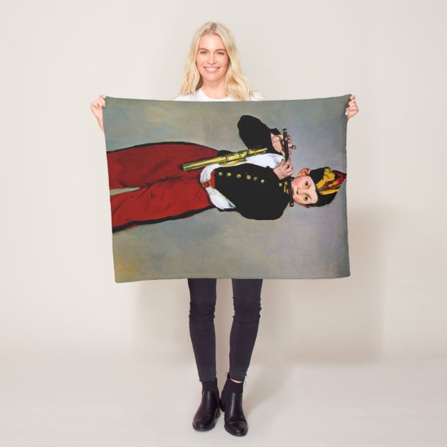 Young Flutist, The Fifer, Edouard Manet, 1866 Fleecefilt (På plats)