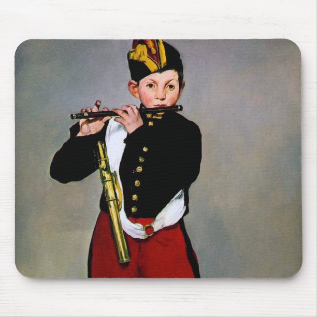 Young Flutist, The Fifer, Edouard Manet, 1866 Musmatta (Framsidan)