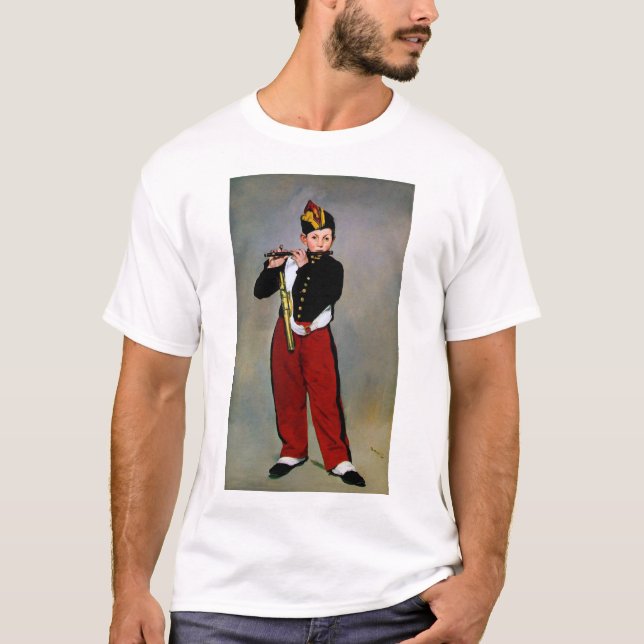 Young Flutist, The Fifer, Edouard Manet, 1866 T Shirt (Framsida)