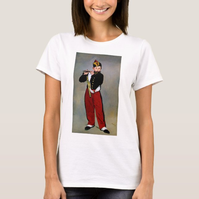 Young Flutist, The Fifer, Edouard Manet, 1866 T Shirt (Framsida)