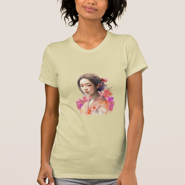 Young Geisha T Shirt (Framsida)