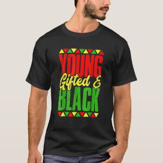 Young Gifted & Black History Apparel, African Men  T Shirt