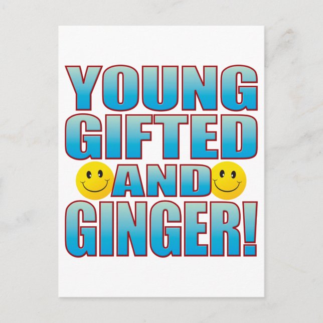 Young Ginger Life B Vykort (Framsida)