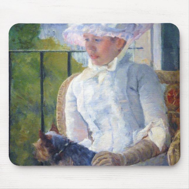 Young Girl and her Hund, Mary Cassatt Musmatta (Framsidan)