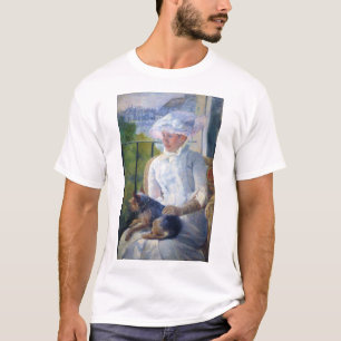 Young Girl and her Hund, Mary Cassatt T Shirt