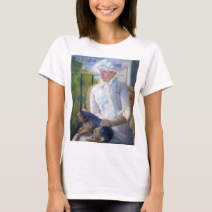 Young Girl and her Hund, Mary Cassatt T Shirt