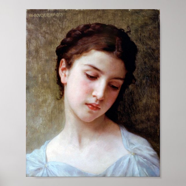 Young Girl, Bouguereau Poster (Framsidan)