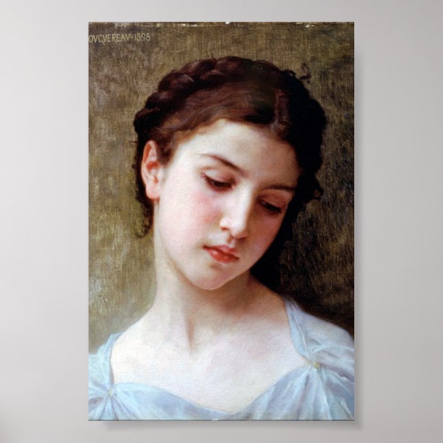 Young Girl, Bouguereau Poster (Framsidan)