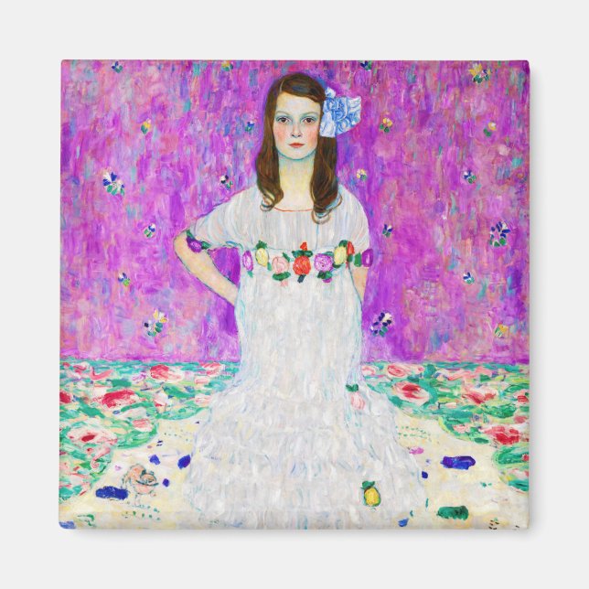 Young Girl, Gustav Klimt Magnet (Framsidan)