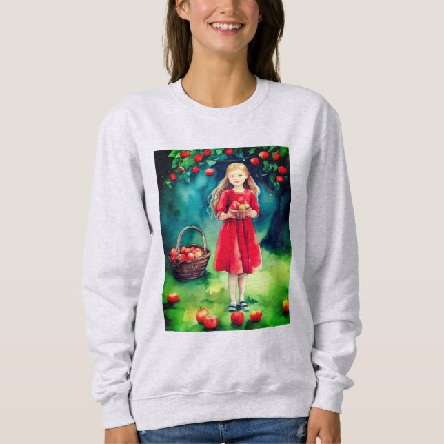 Young Girl in a Apple Orchard T Shirt (Framsida)