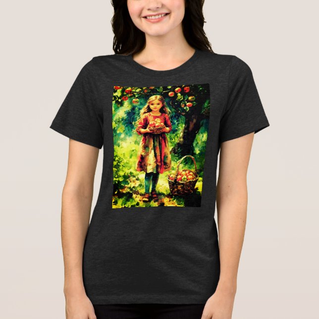 Young Girl in a Apple Orchard T Shirt (Framsida)