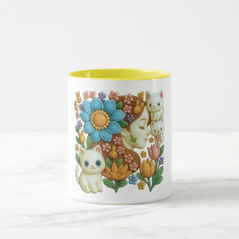 Young girl in a magical world mugg