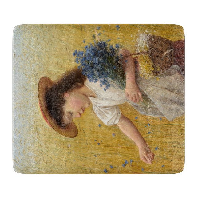 Young Girl in a Wheat Fält (Framsidan)