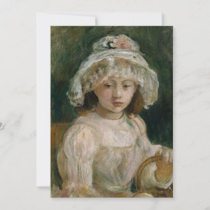 Young Girl med Hat Berthe Morisot