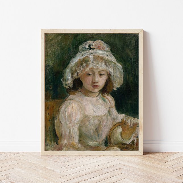Young Girl med Hat | Berthe Morisot Poster (Skapare uppladdad)