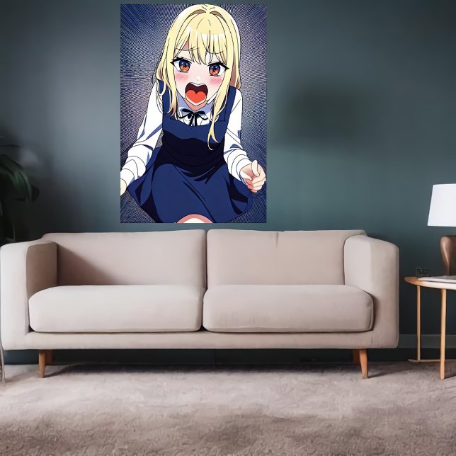Young Girl Skräm | AI Art Poster (Skapare uppladdad)