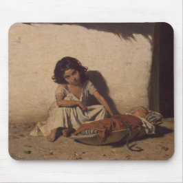 Young Girl with a Baby (Poor Street Children) Musmatta