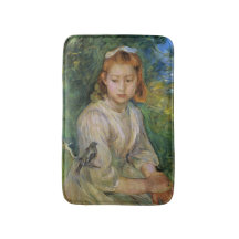 Young Girl with a Bird (av Berthe Morisot)