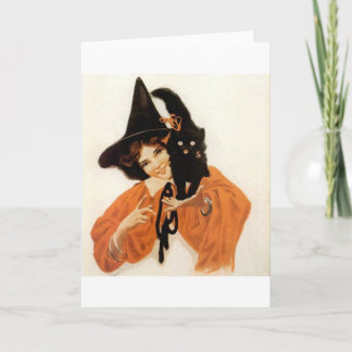 Young Girl with Black Kattunge Kort