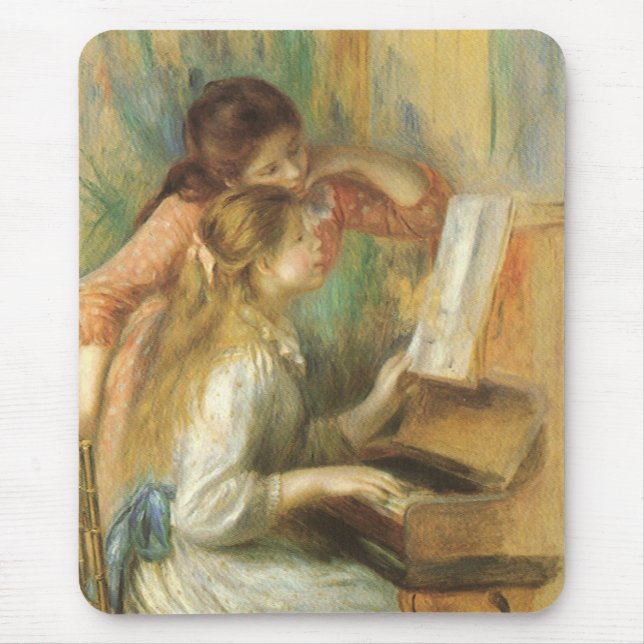 Young Girls at Piano av Pierre Renoir Musmatta (Framsidan)
