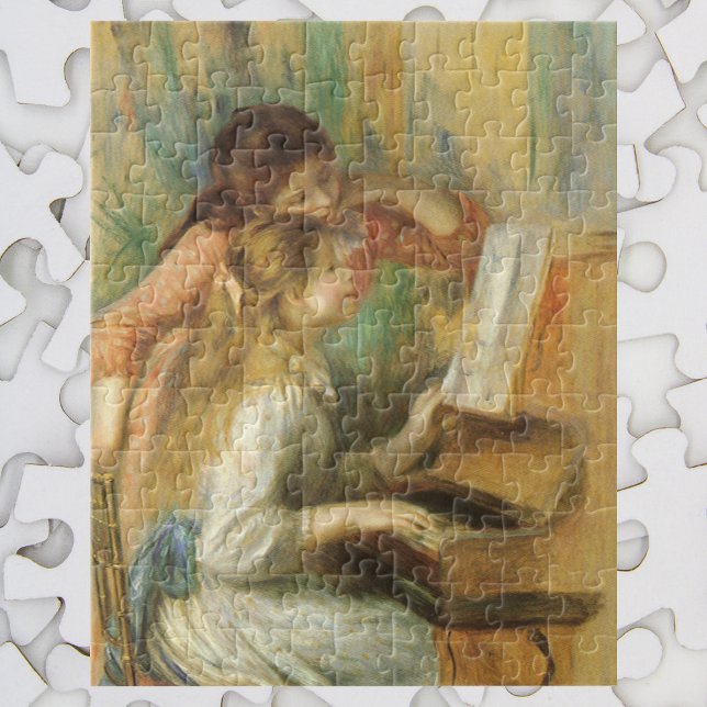 Young Girls at Piano av Pierre Renoir Pussel (Skapare uppladdad)