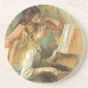 Young Girls at Piano av Pierre Renoir Underlägg