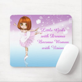 Young Girl's Inspirational Quote Ballerina Dreams Musmatta