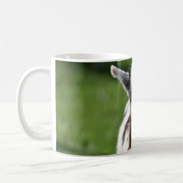 Young Goat-foto Kaffemugg (Vänster)
