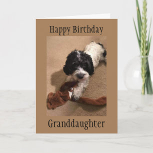 "YOUNG GRANDDAUGHTER" GRATTIS PÅ FÖDELSEDAGEN-KORT KORT
