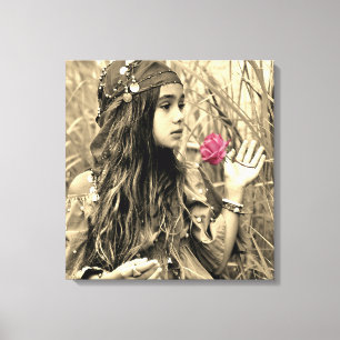 Young Gypsy Girl Kanvastryck
