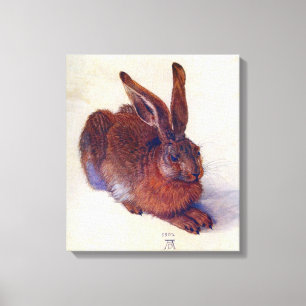 Young Hare av Albrecht Durer, Renaissance Fine Art Canvastryck