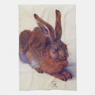 Young Hare by Albrecht Durer, Renaissance Fine Art Kökshandduk