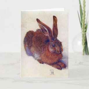 Young Hare by Albrecht Durer, Renaissance Fine Art Kort