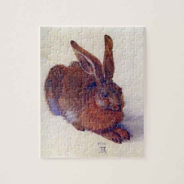 Young Hare by Albrecht Durer, Renaissance Fine Art Pussel (Vertikal)