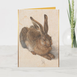 Young Hare Dürer-julhälsningskort Kort