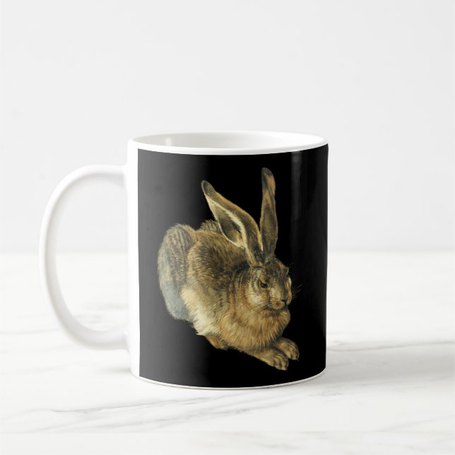 Young Hare Feldhase by Albrecht Durer Kaffemugg (Vänster)