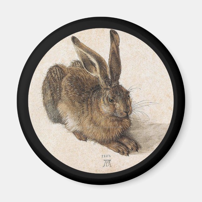 Young Hare Magnet (Framsidan)