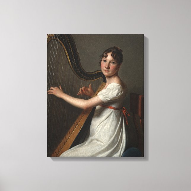 Young Harpist | 1804-1806 Canvastryck (Framsida)