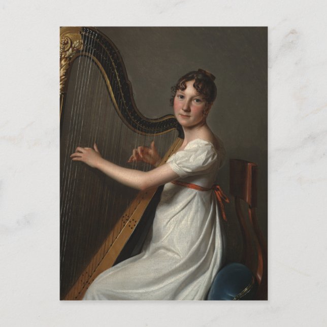 Young Harpist | 1804-1806 Vykort (Framsida)
