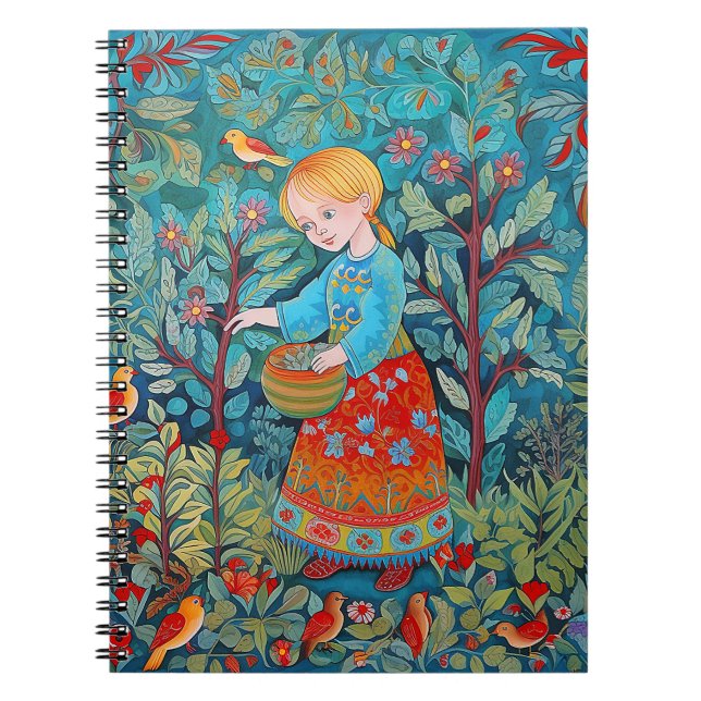 Young Healer Girl Anteckningsbok (Framsidan)