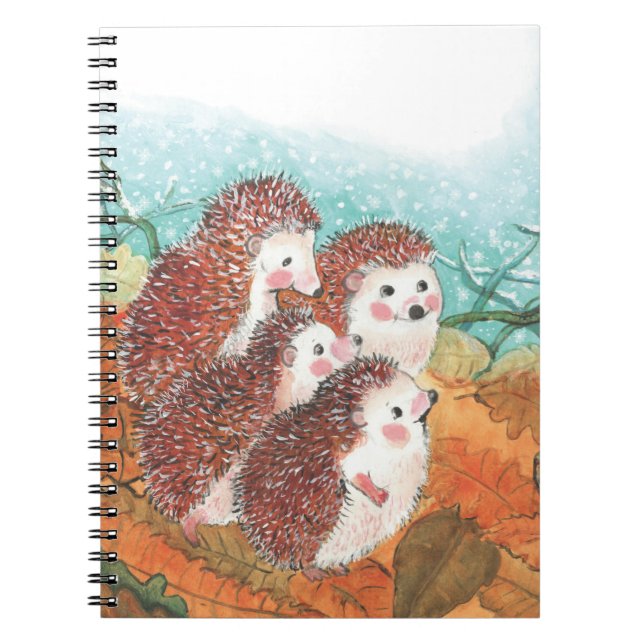 Young Hedgehogs Anteckningsbok (Framsidan)