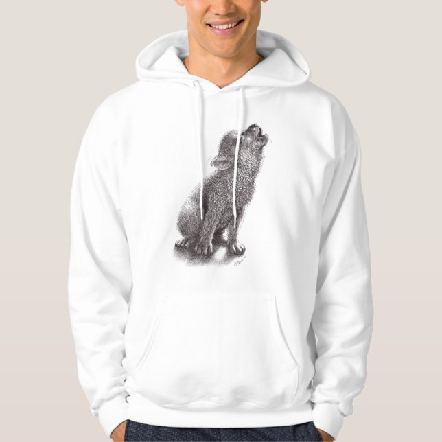 Young Howling Hund Hoodie (Framsida)