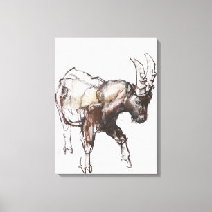 Young Ibex Gran Paradiso 2005 Canvastryck