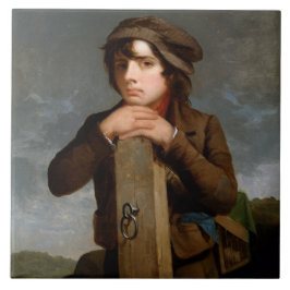 Young Itinerant (av James Henry Beard) Kakelplatta