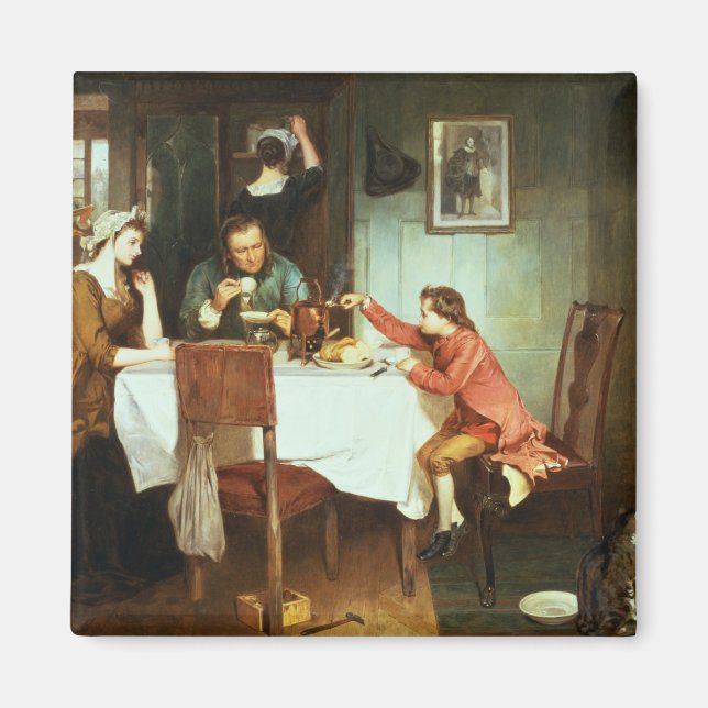 Young James Watt Spelas med ånga Magnet (Framsidan)