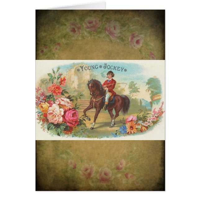 Young Jockey Hälsningskort (Framsidan)