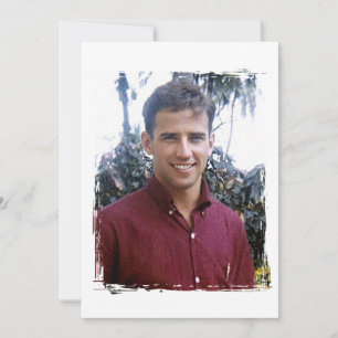 Young Joe Biden inauguration Julkort